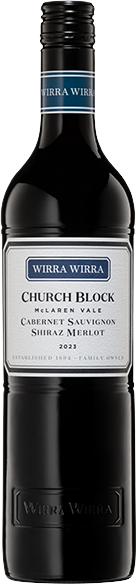 Wirra Wirra Vineyards Church Block Cabernet Sauvignon Shiraz Merlot  2023 McLaren Vale bottle
